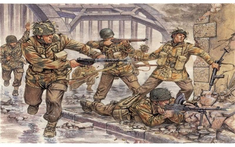 Italeri Kits de montage 1:72 «Red Devils» parachutistes