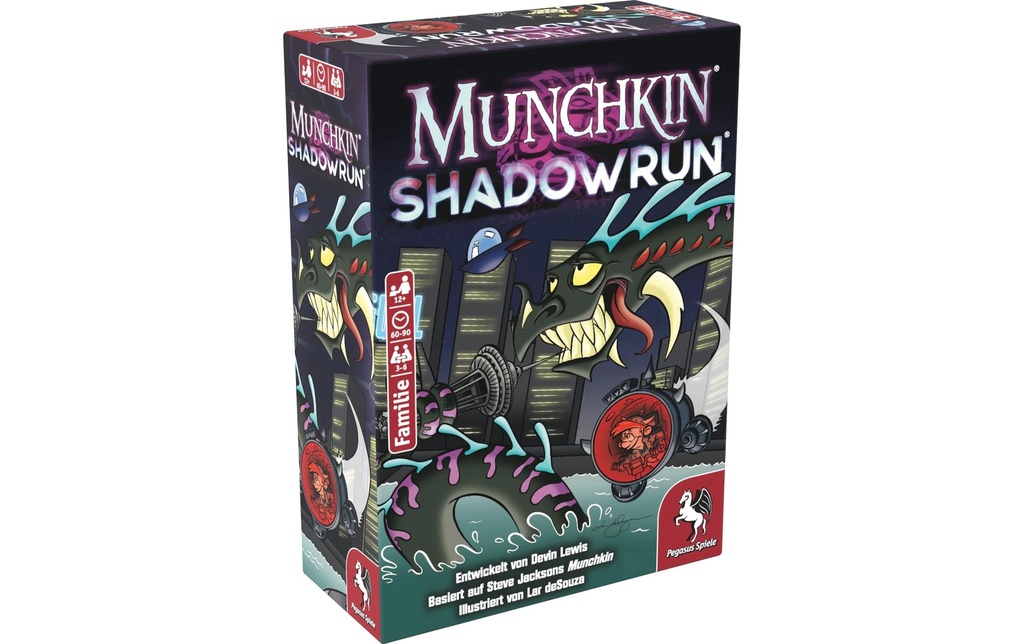 Pegasus Spiele Jeux de cartes Munchkin Shadowrun -DE-