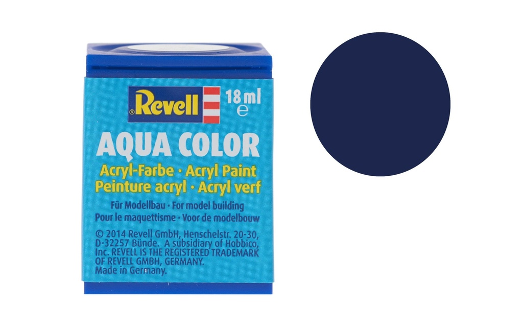 Revell Peinture acrylique 36 154 bleu nuit brillant