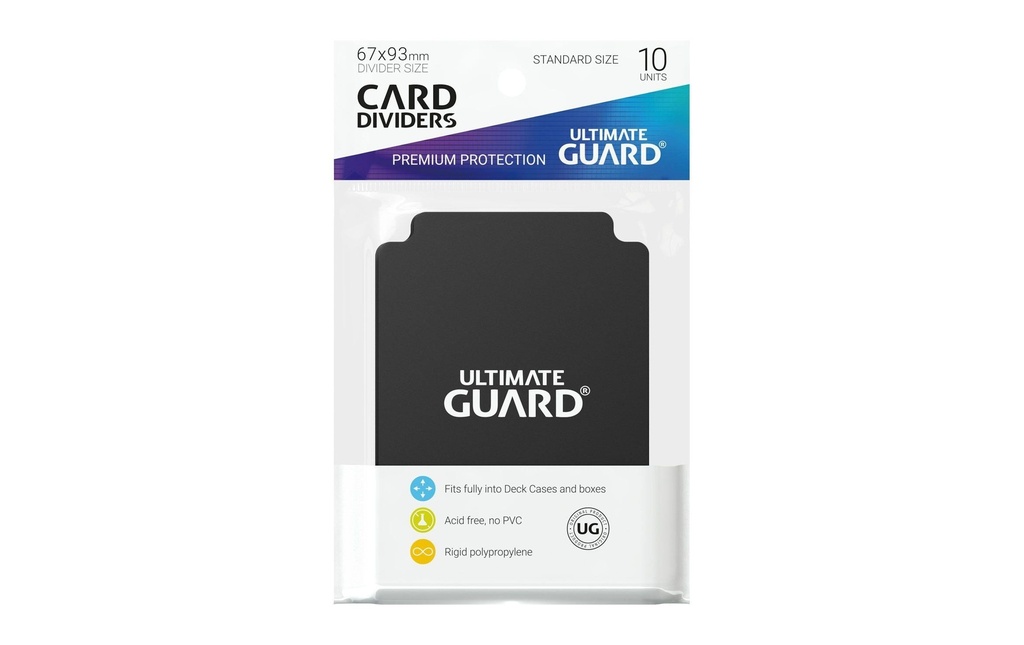 Ultimate Guard Séparateur de cartes Taille standard noir 10