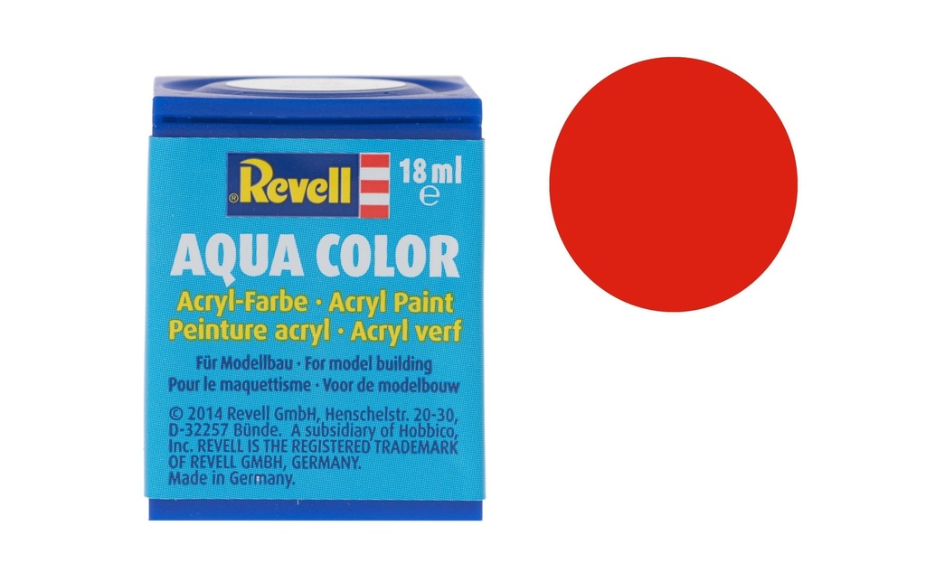 Revell Peinture acrylique 36 332 rouge vif soyeux mat