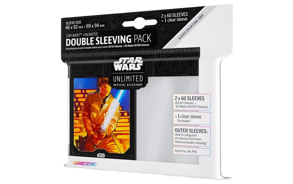 Asmodée Étui à cartes Art Sleeves DSP Luke Skywalker