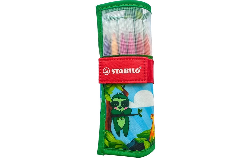 STABILO Set roller POWER Animal vert (18 pces)