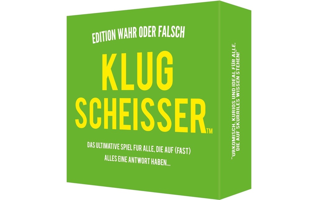 Kylskapspoesi AB Jeux de cartes Klugscheisser Wahr oder Falsch Edition -DE-