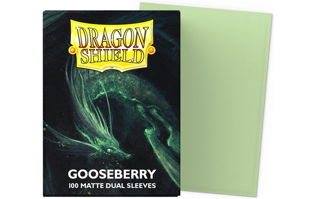 Dragon Shield Étui à cartes Dual Matte Gooseberry, 63 x 88 mm
