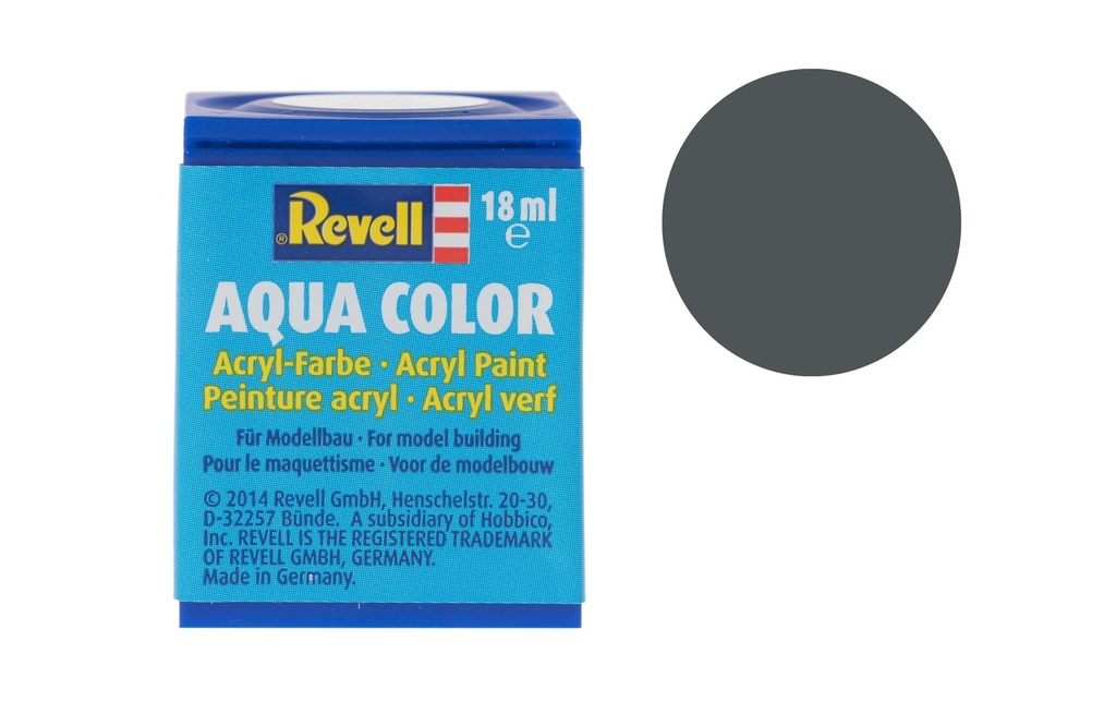 Revell Peinture acrylique 36 378 gris foncé mat en soie