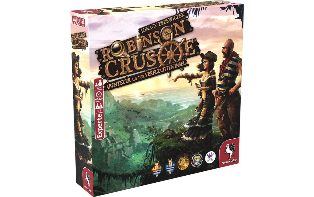 Pegasus Spiele Jeux d’experts Robinson Crusoe