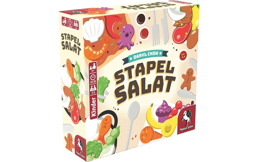 Pegasus Spiele Jeux d’enfant Stapelsalat -DE-