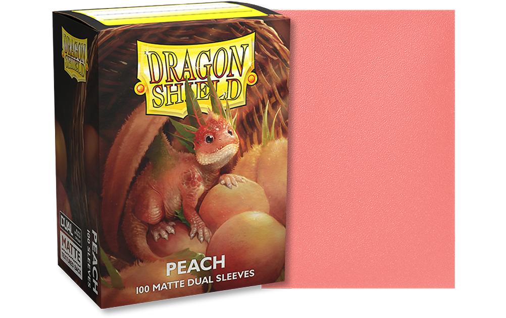 Dragon Shield Étui à cartes Dual Matte: Peach Taille standard Pêche 100