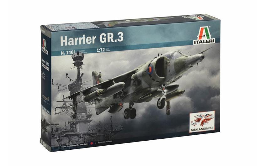 Italeri Kits de montage Harrier Gr. 3 Falkland 1:72