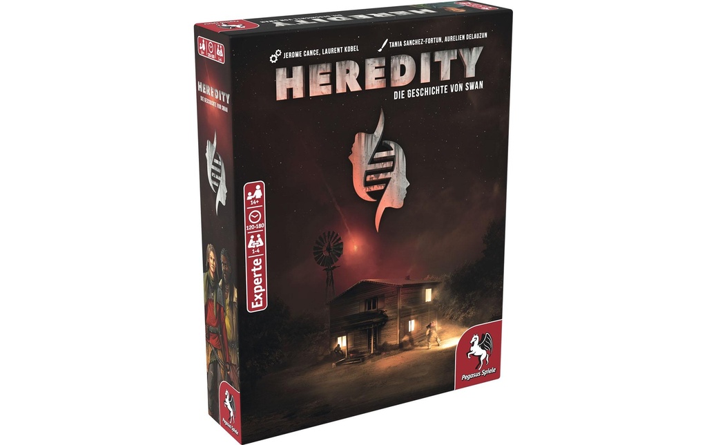 Pegasus Spiele Jeux d’experts Heredity Die Geschichte von Swan -DE-