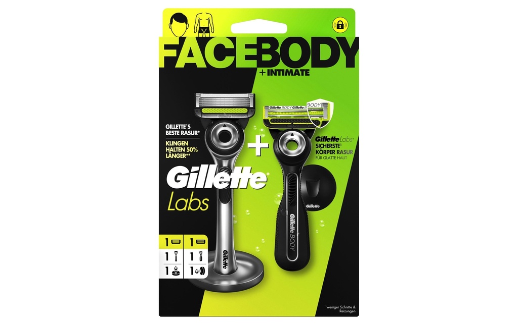 Gillette Rasoir avec élément de nettoyage Pack duo