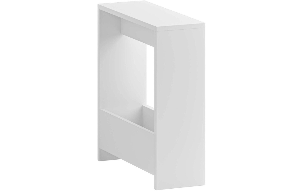 Woody Fashion Table d'appoint Simpi 55 x 60 cm, Blanc