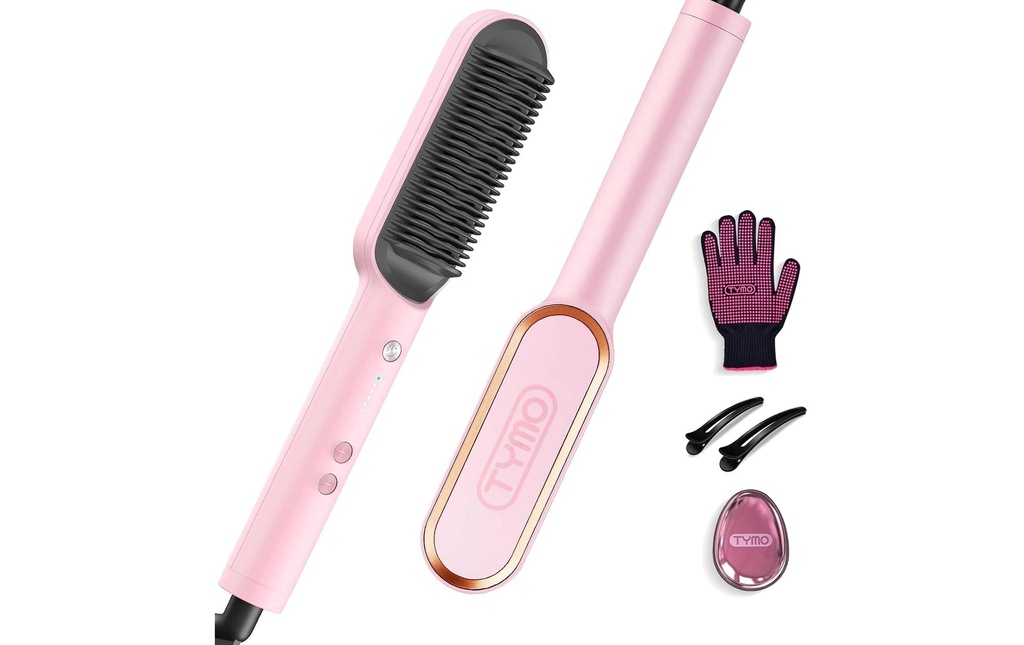 TYMO Brosse à lisser anneau Rose