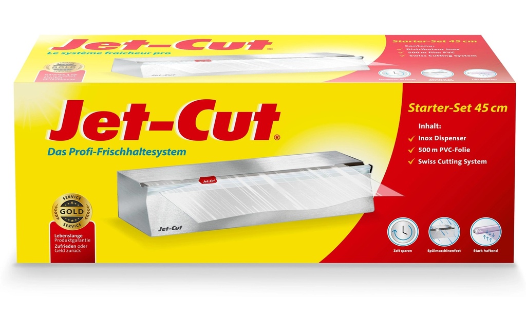 Jet-Cut Système de recharge de film fraîcheur 45C Argenté