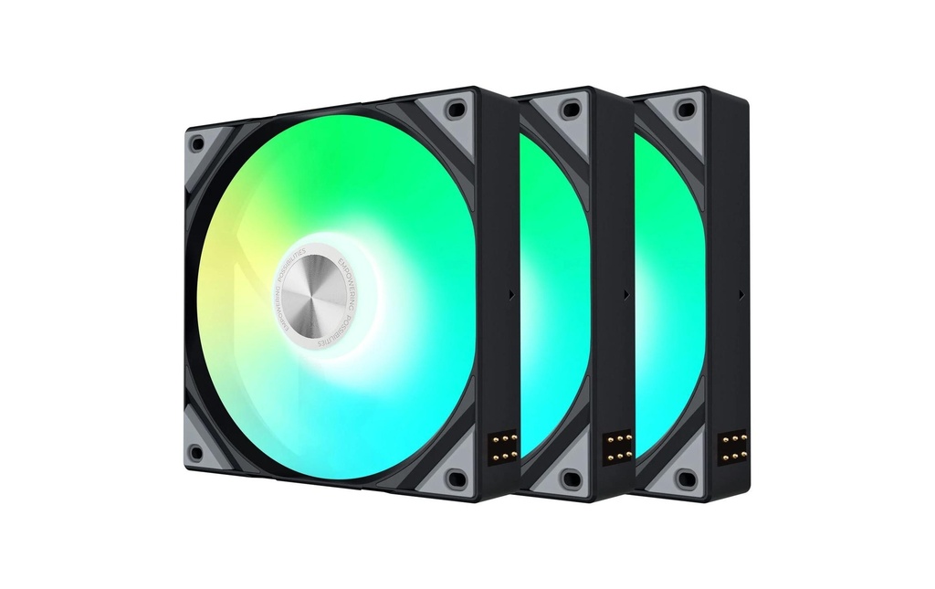 Tryx Ventilateur PC ROTA SL ARGB – paquet de 3 120 mm, noir