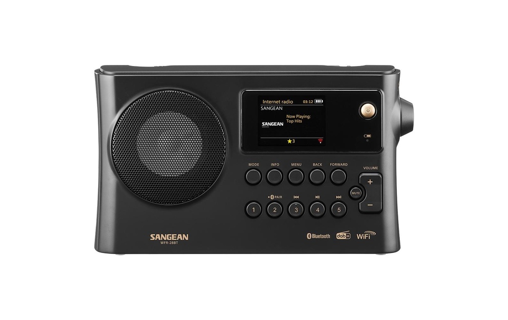 Sangean Radio WFR-28BT Noir