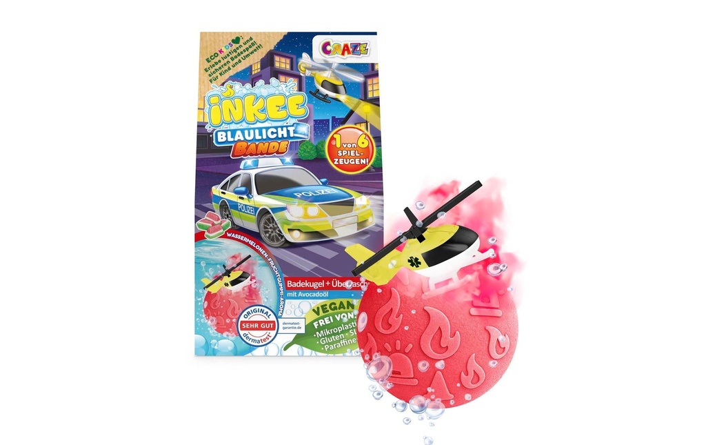 Craze Boule de bain surprise Inkee Bande bleue 120 g