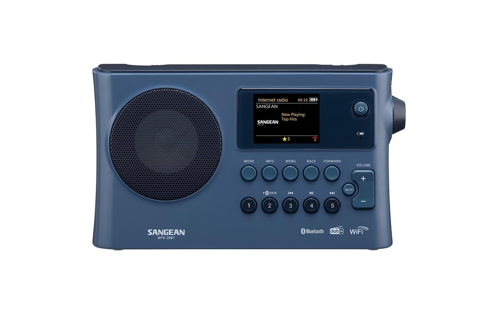 Sangean Radio WFR-28BT Bleu foncé