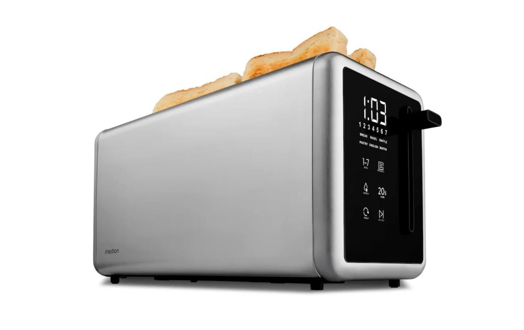 Medion Grille-pain MD12103 Argenté