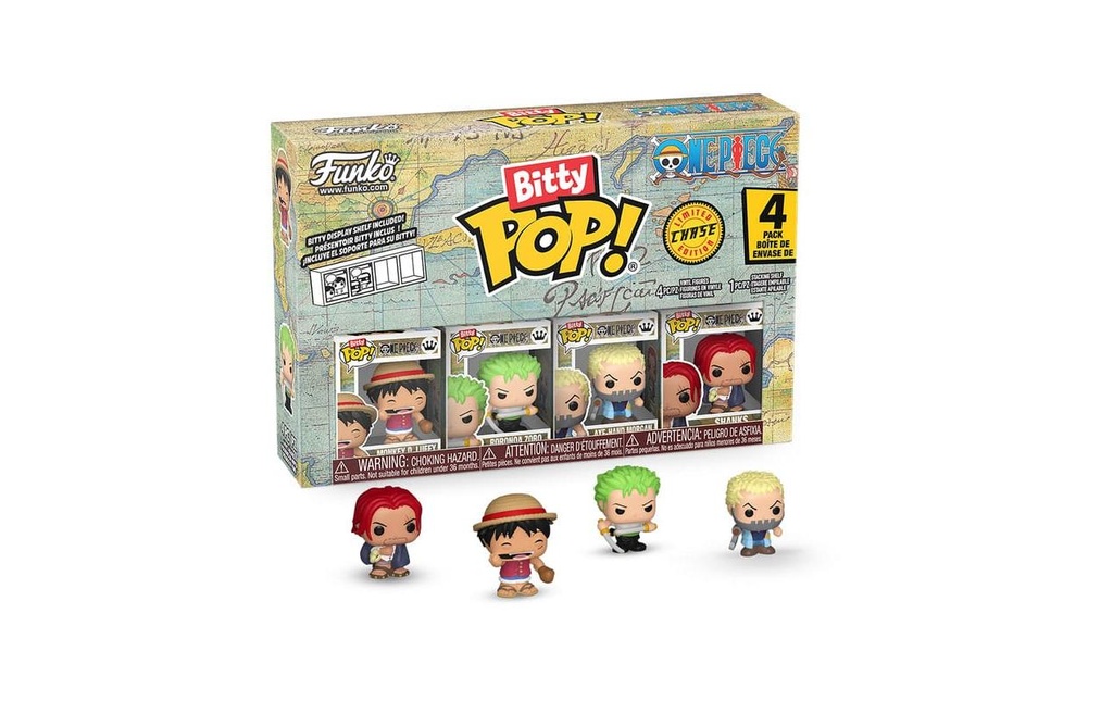 Funko Figurine Bitty POP ! One Piece 4-pack Luffy