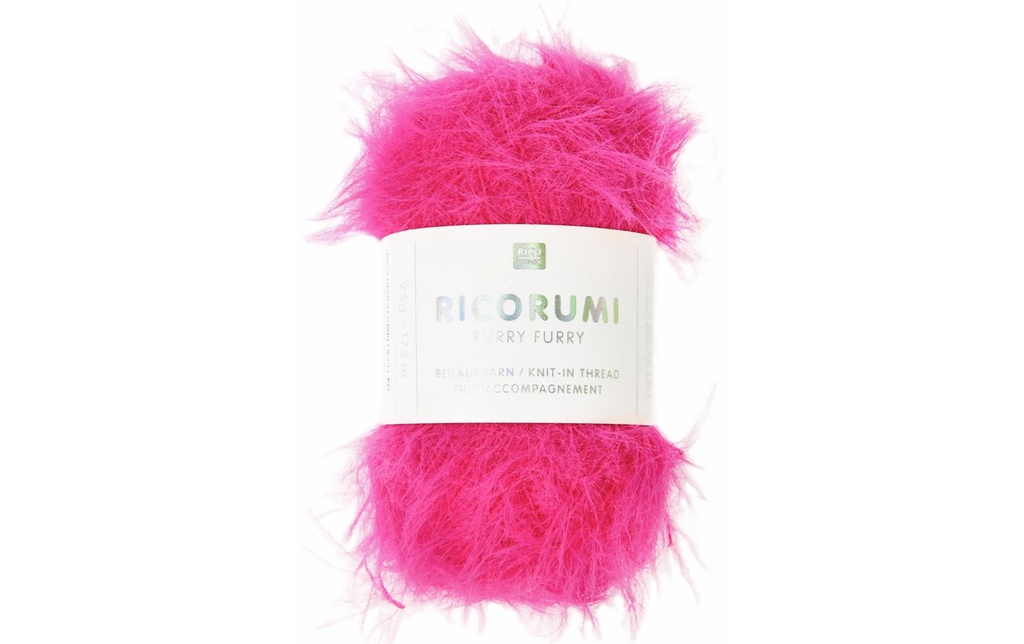 Rico Design Laine Ricorumi Furry Furry Rose fluo