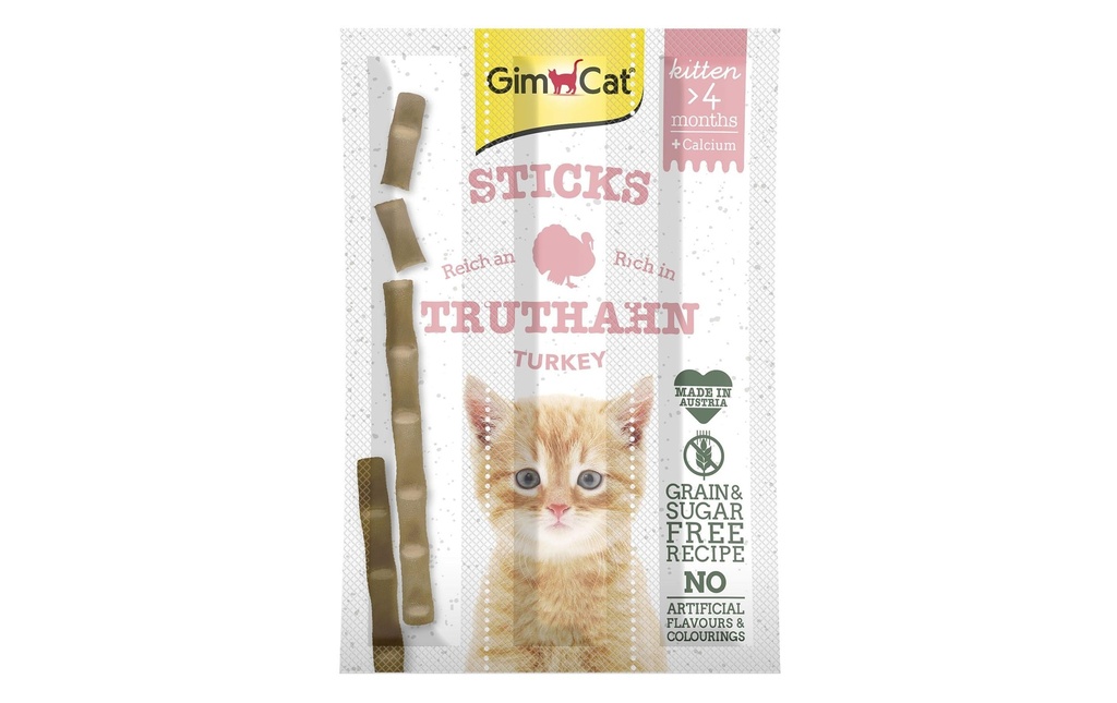 Gimpet Collation pour chat Bâtonnets Kitten à la dinde 3pcs 4 Pièce/s