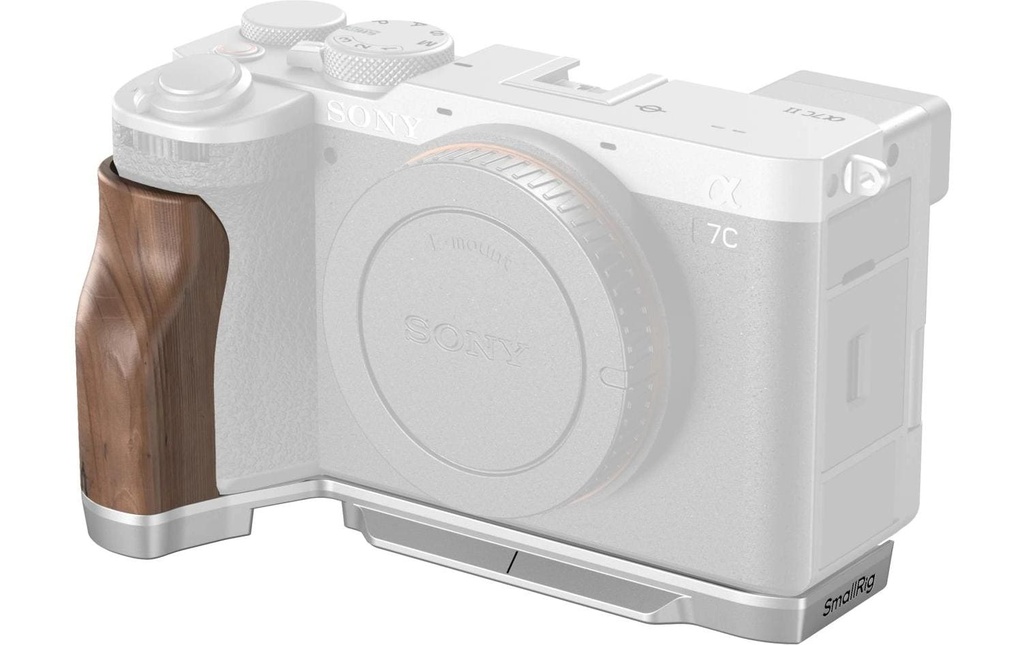 Smallrig Angle en L avec poignée en bois pour Sony Alpha 7C II / Alpha 7CR Bois