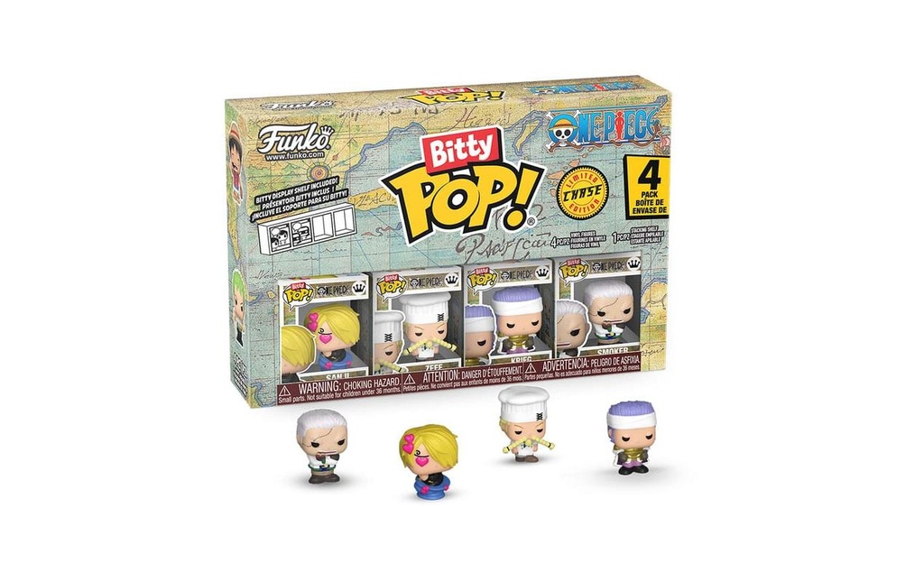 Funko Figurine Bitty POP ! One Piece 4-er Pack Sanji