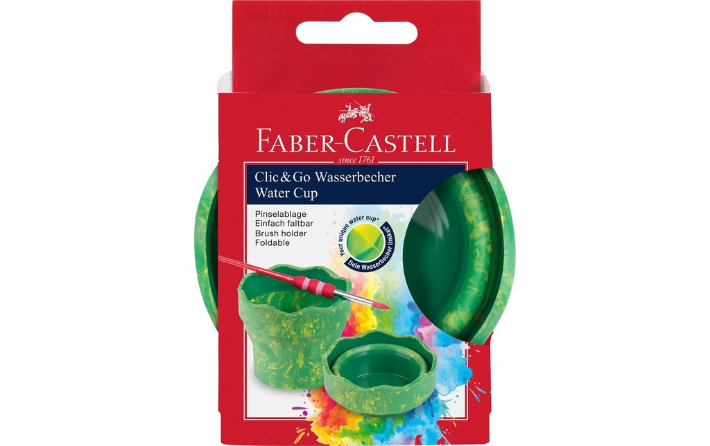 Faber-Castell Godet à eau Clic&Go Vert