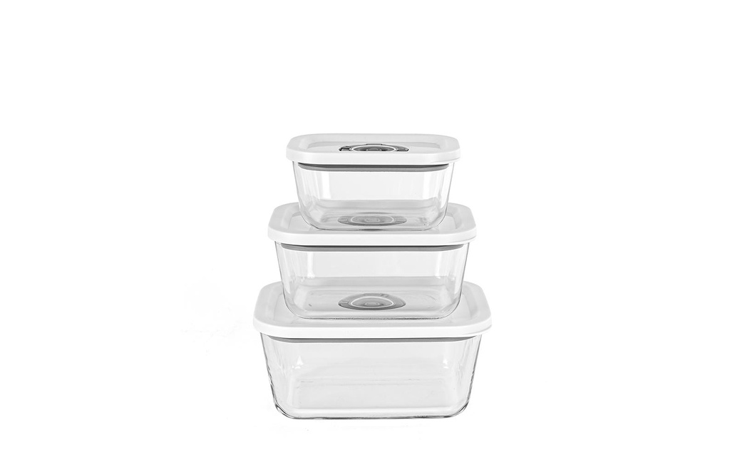 Rommelsbacher Contenant pour Systèmes de mise sous vide VCG 1 350 ml 670 ml 1100 ml