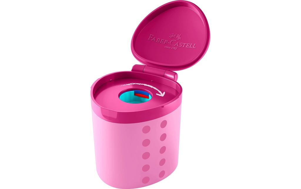 FABER-CASTELL Taille-crayons récip. pink