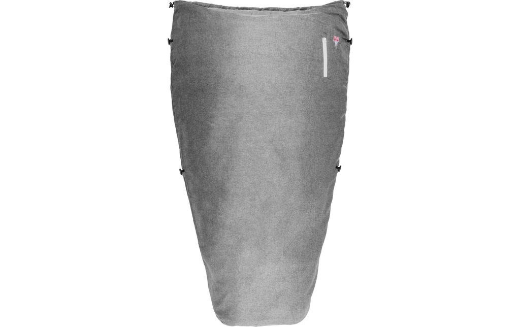 Grüezi Bag Sac de couchage léger Feater – Le chauffage des pieds 200 cm, gris