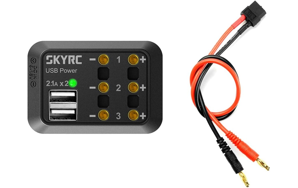 SKYRC Boîte de distribution avec fiche banane