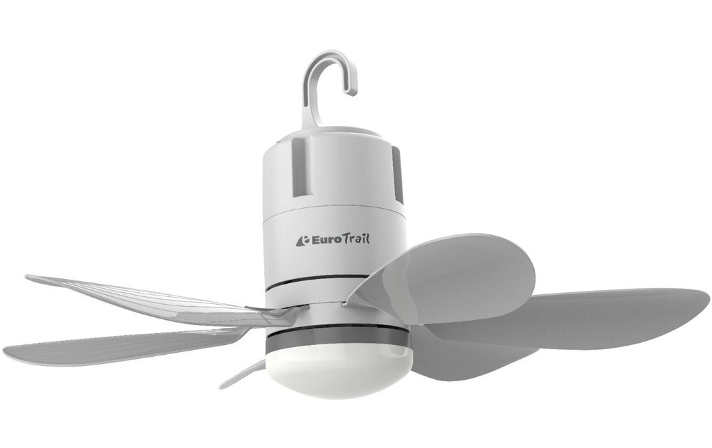 Eurotrail Ventilateur de plafond avec télécommande et lampe