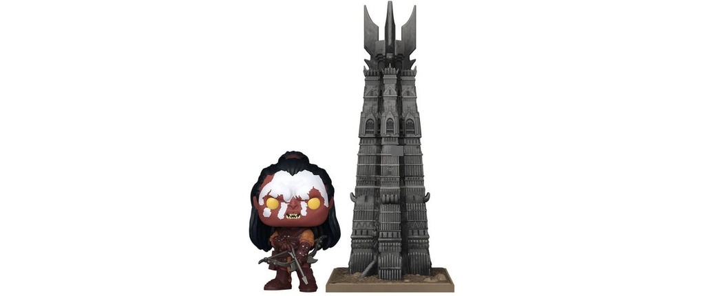 Funko Figurine POP! Seigneur des anneaux Lurtz avec Orthanc (02)
