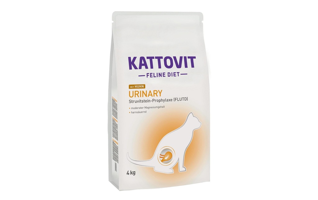 Kattovit Aliments secs Feline Diet Urinary poulet 4 kg