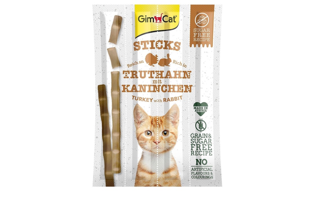 Gimpet Collation pour chat Bâtonnets de dinde et de lapin 4 Pièce/s