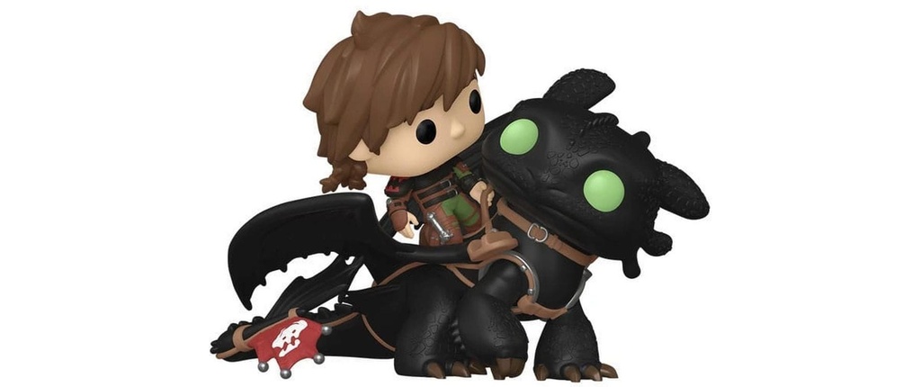 Funko Figurine POP! Rides Hiccup avec Krokmou