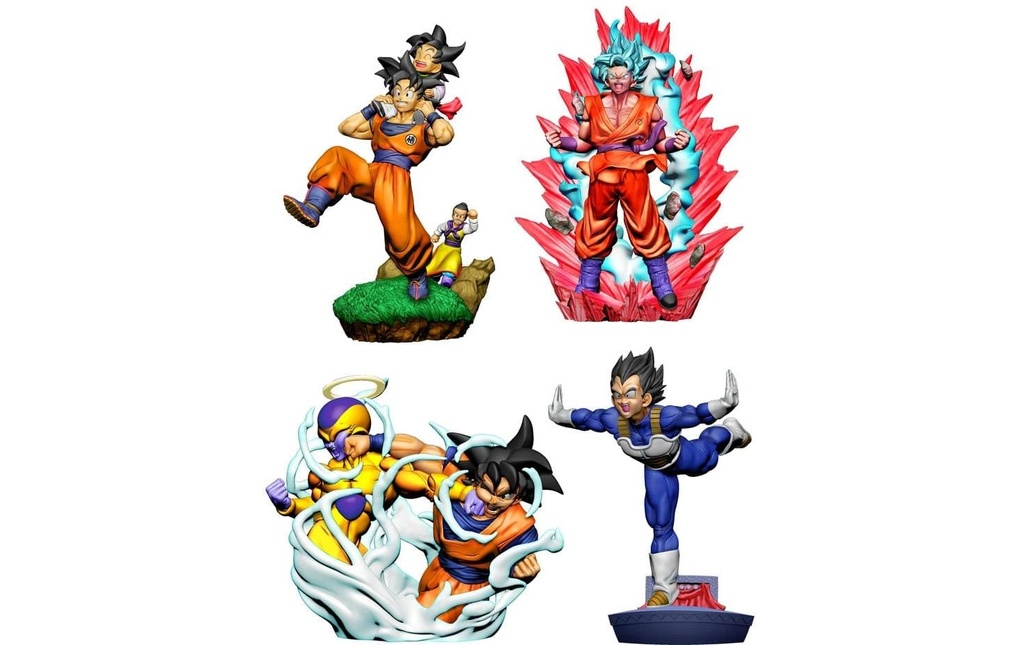 Megahouse Figurine Dragon Ball Super Dracap, Lot de 4