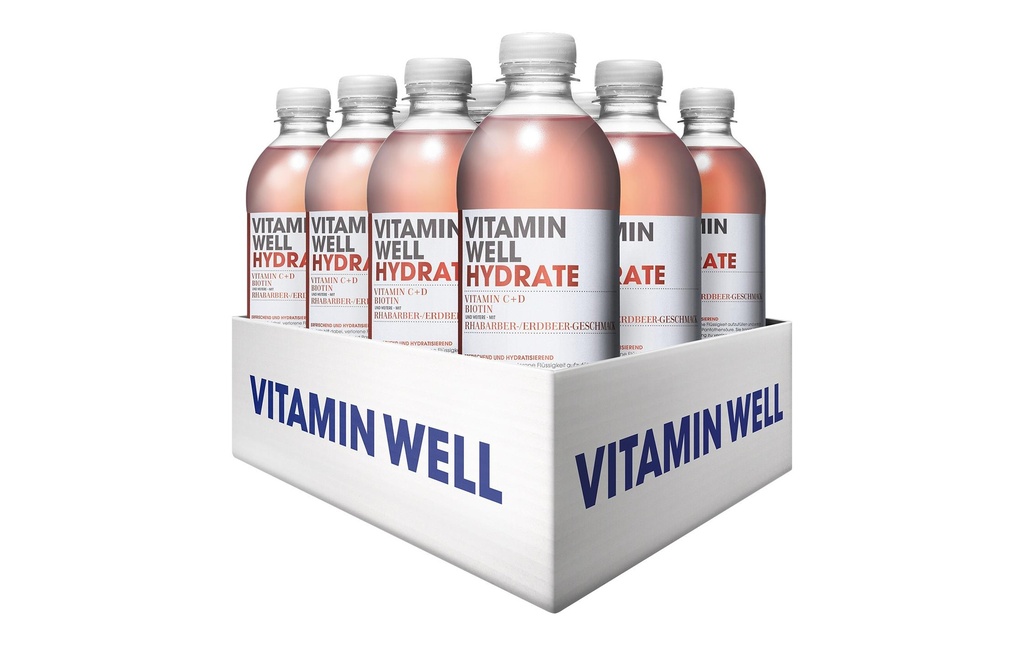 VITAMIN WELL Boisson Hydrate 12 x 0.5 l
