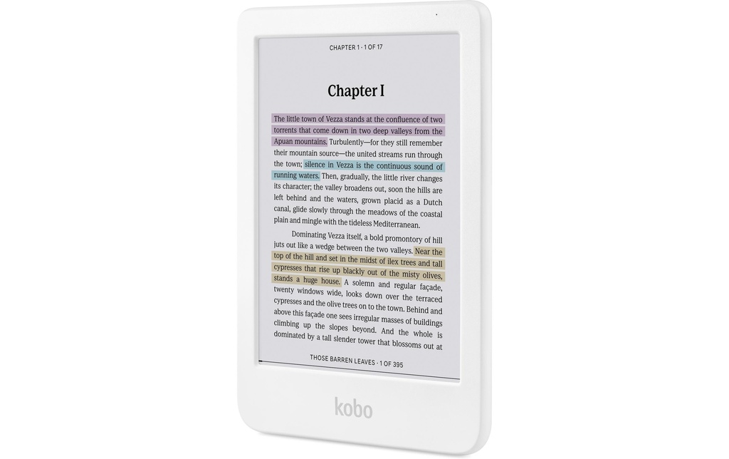 Kobo Lecteur E-Book Clara Colour Blanc