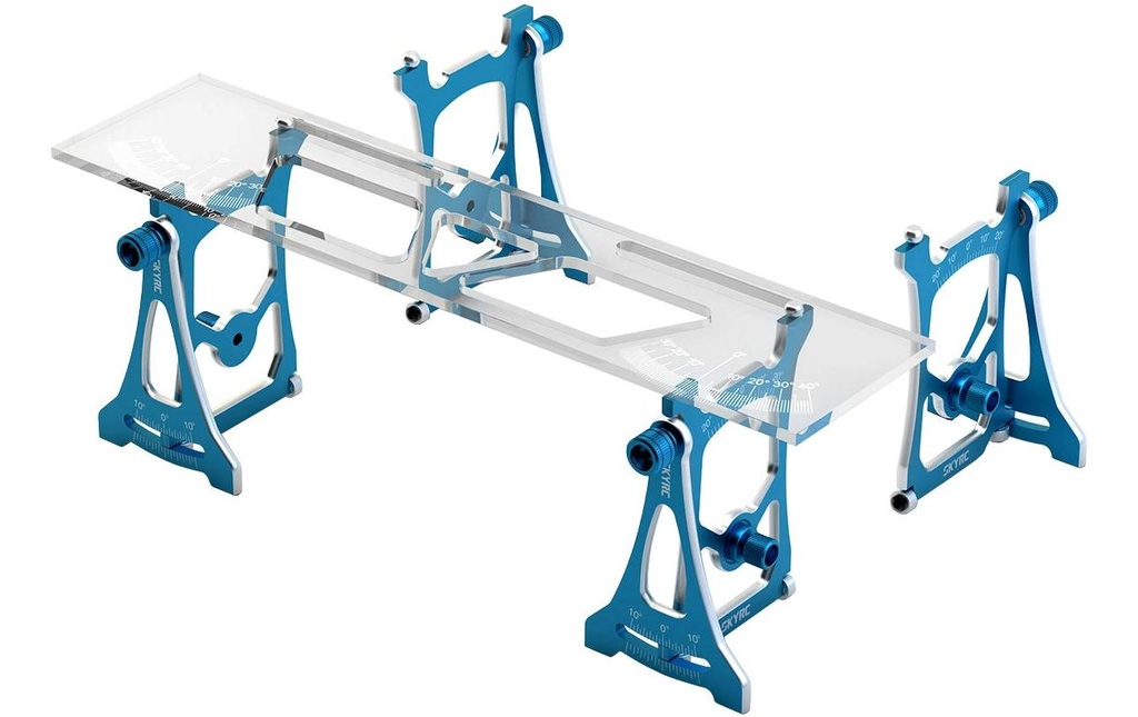 SKYRC Gabarit de réglage Setup Tool Tourenwagen Bleu