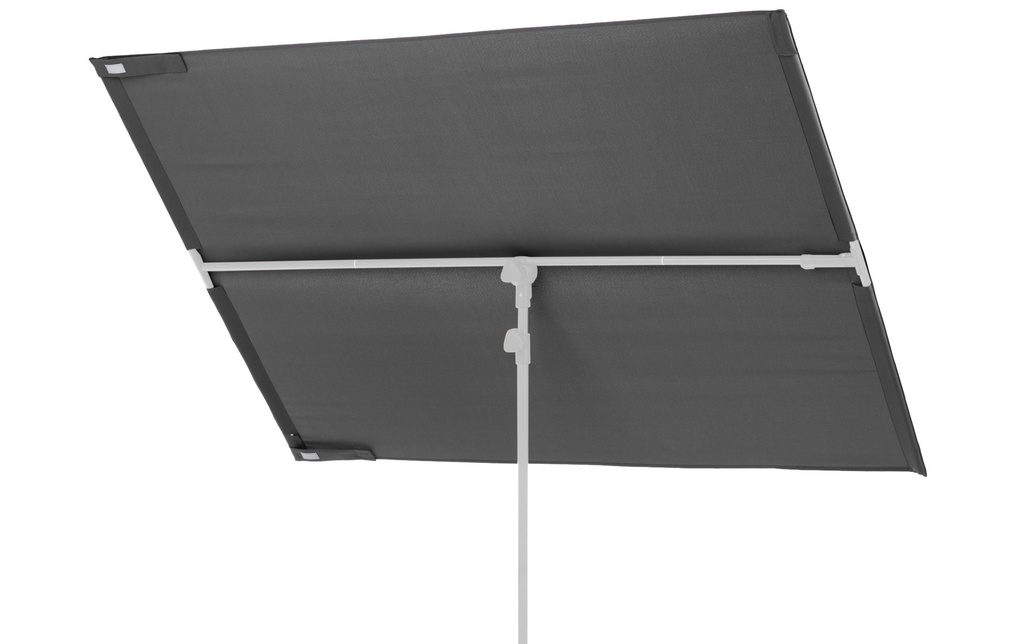 COCON Toile de remplacement pour parasol Vela, 180 x 130 cm, Gris