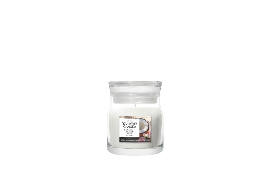 Yankee Candle Signature Bougie parfumée Coconut Beach Signature Small Jar