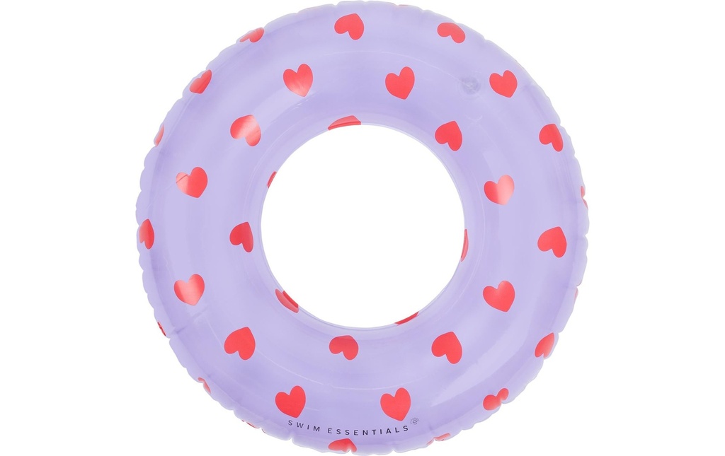 Swim Essentials Bouée de natation Lila Heart 55 cm