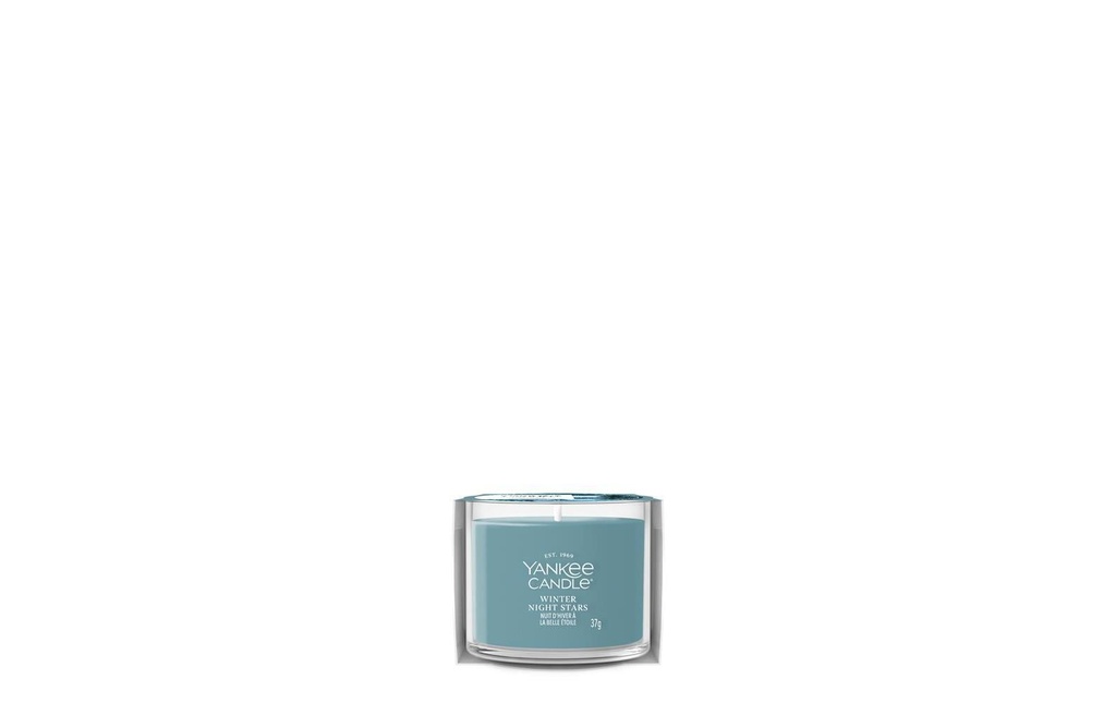 Yankee Candle Signature Bougie parfumée Winter Night Stars Signature Filled Votive