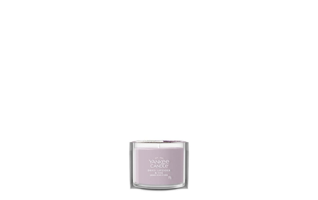 Yankee Candle Signature Bougie parfumée Dried Lavender & Oak Signature Filled Votive
