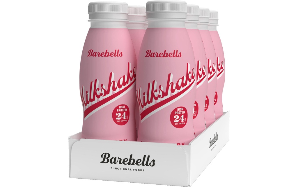 Barebells Milkshake Strawberry 8 x 330 ml