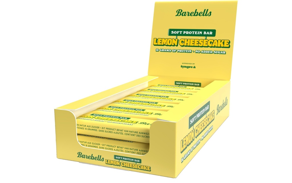 Barebells Protein Bar Lemon Cheesecake 12 pièces, 55 g